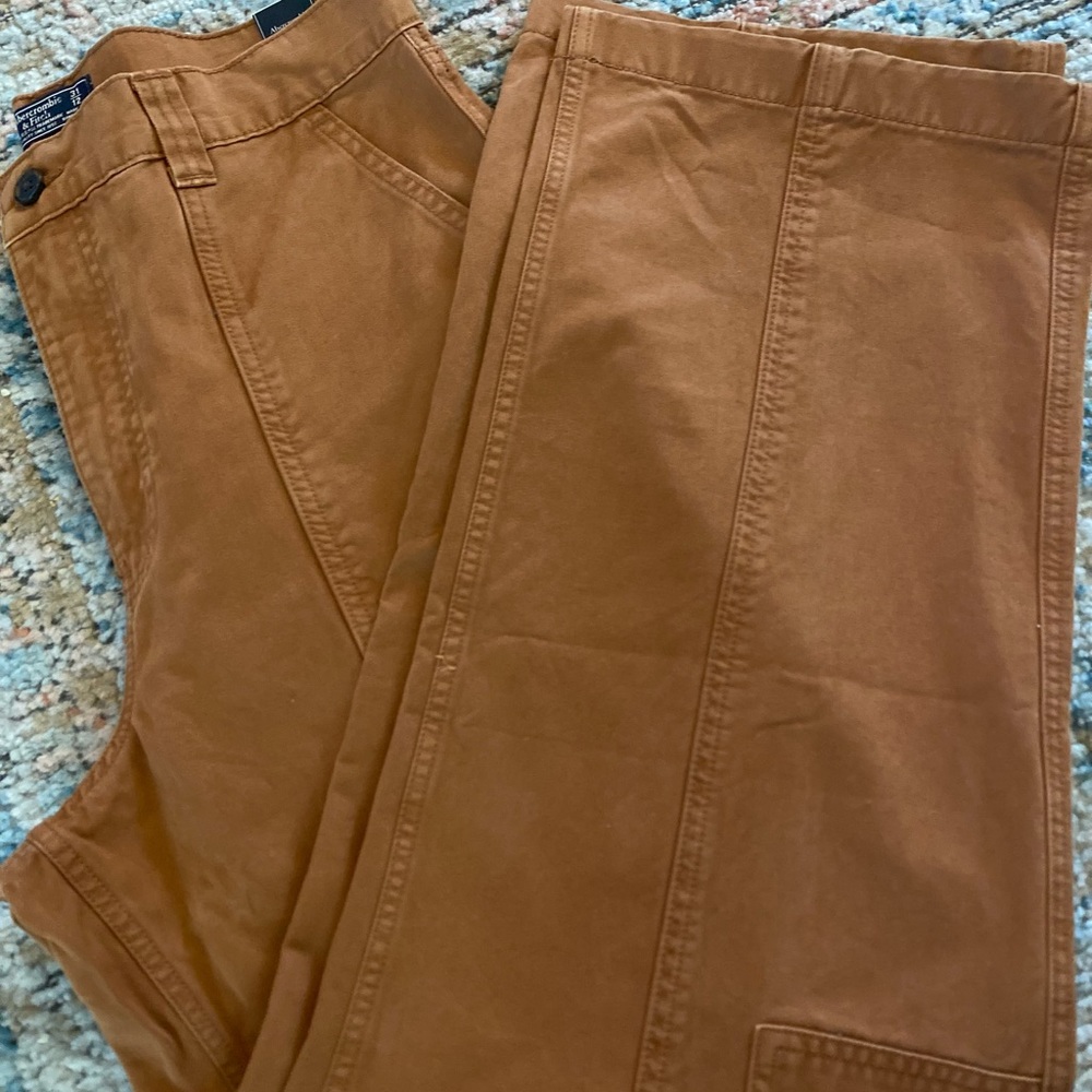 ABERCROMBIE CROPPED WIDE LEG JEANS🛍 FINAL PRICE
